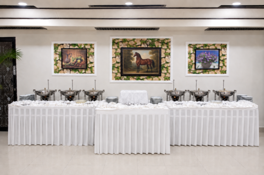 buffet table decor